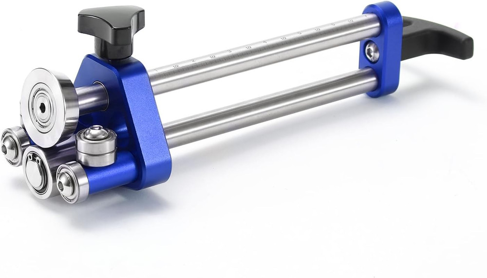Compact 1-Station Metal Roller Bender - 0-100° Adjustable Bending Range