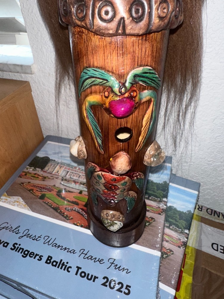SHRUNKEN HEAD INCENSE BURNER