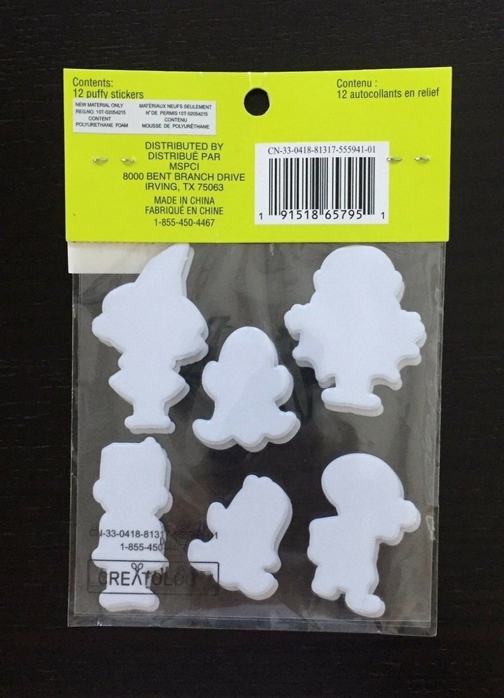Creatology Halloween Puffy Stickers