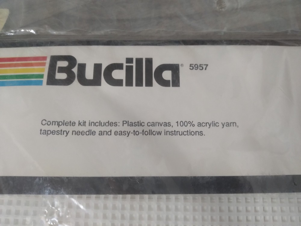 Bucilla 3D Needlepoint Kit Spring Basket Coasters #5957