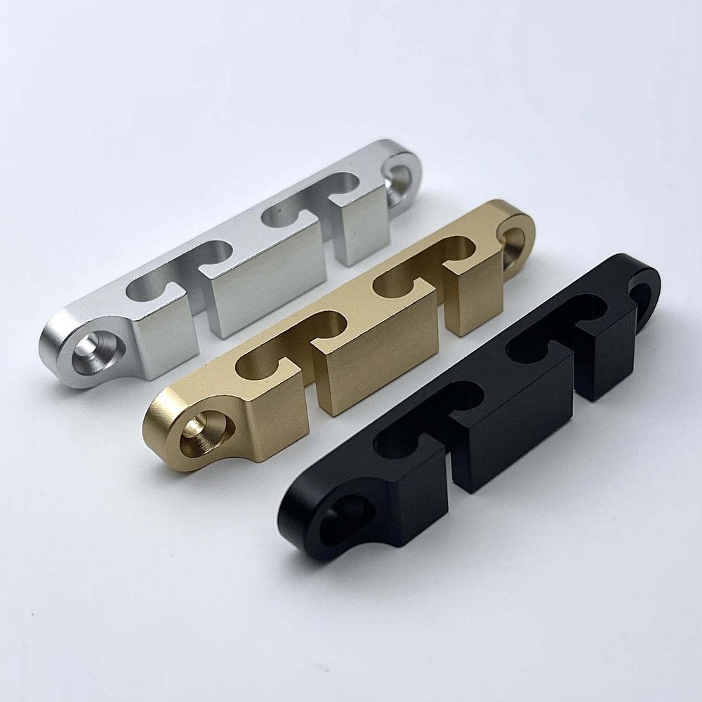 2×Aircraft Aluminum 4 String Bass String Retainer String Guide Fit Hipshot 4SR