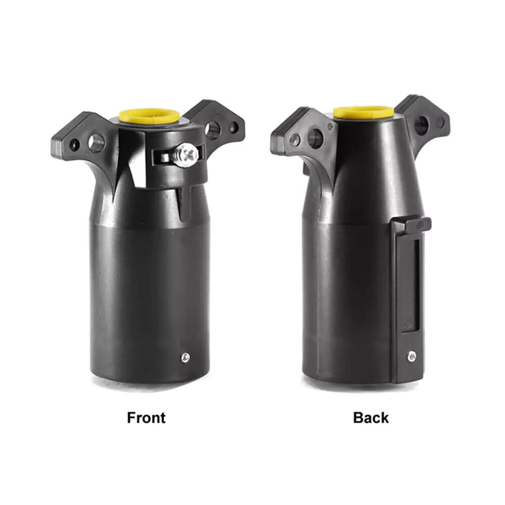 7 Way Round RV Style Trailer Light Plug Connector Replacement End Blade Pin New