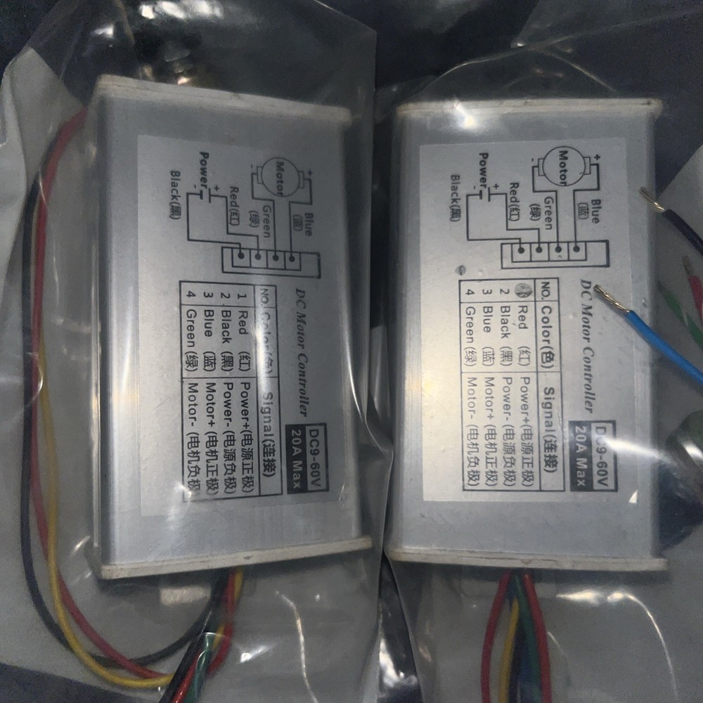 DC Motor Speed Controller DC 9-60V Pulse Width Modulation Regulator 20A 1200W...