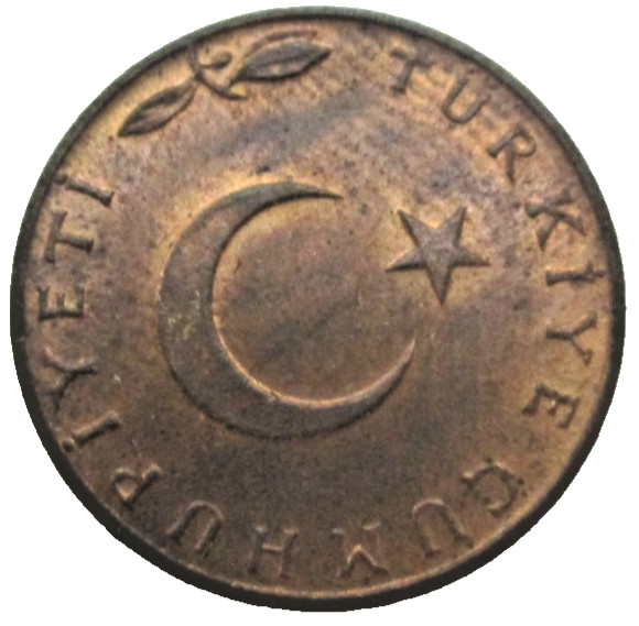 1965 Turkey 5 KURUS Coin!!