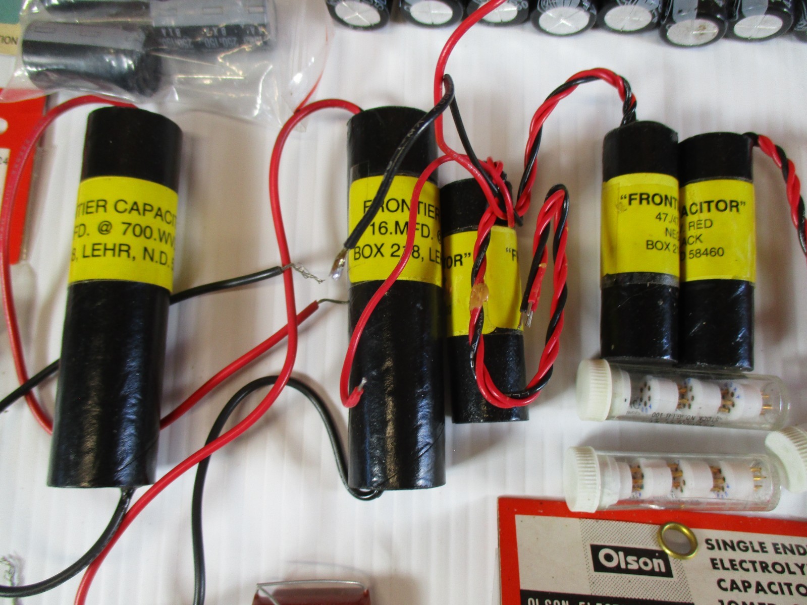 Lot of Vintage Electrolytic Capacitors New Old Stock Lot of 260 Ham Radios