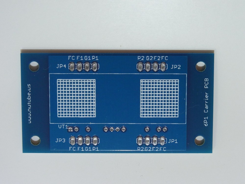 Blank Carrier PCB for Korg Nutube 6P1