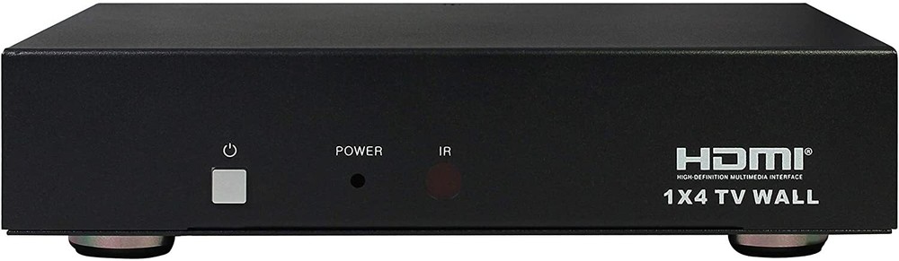 4 Display HDMI Video Wall Processor with Looping Output Cascadable VGA USB CVBS