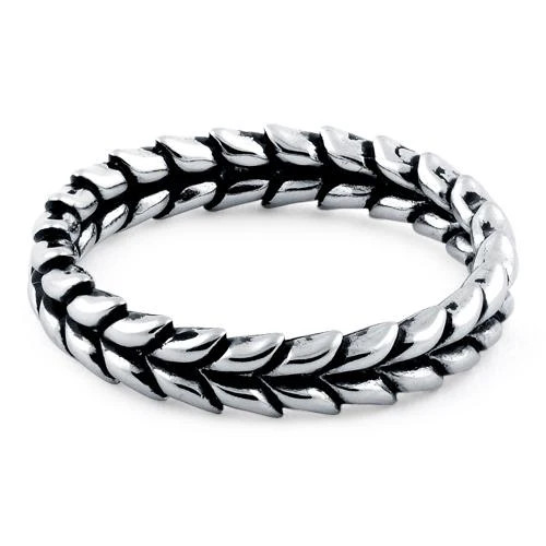 925 Sterling Silver Scales Eternity Ring