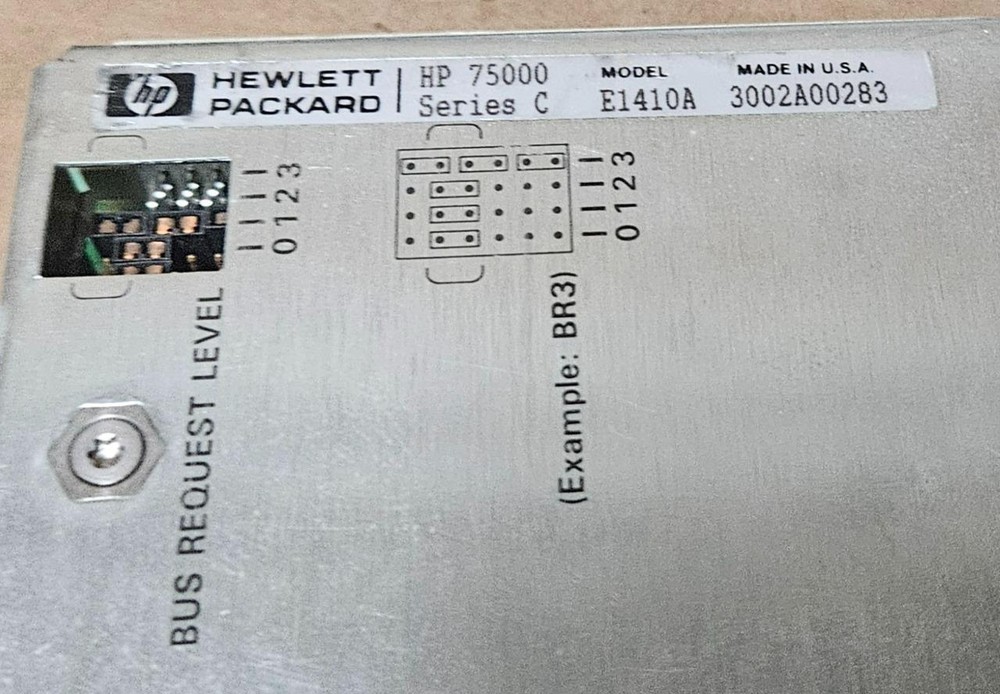 HP 75000 E1410A MULTIMETER MODULE ! d