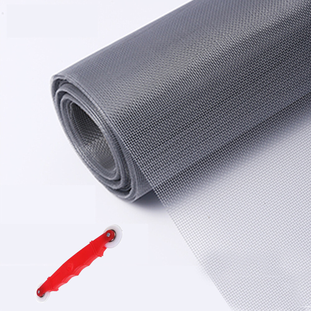Cuttable PVC/Nylon Screen Mesh Roll for DIY Doors Windows Screen Replacement