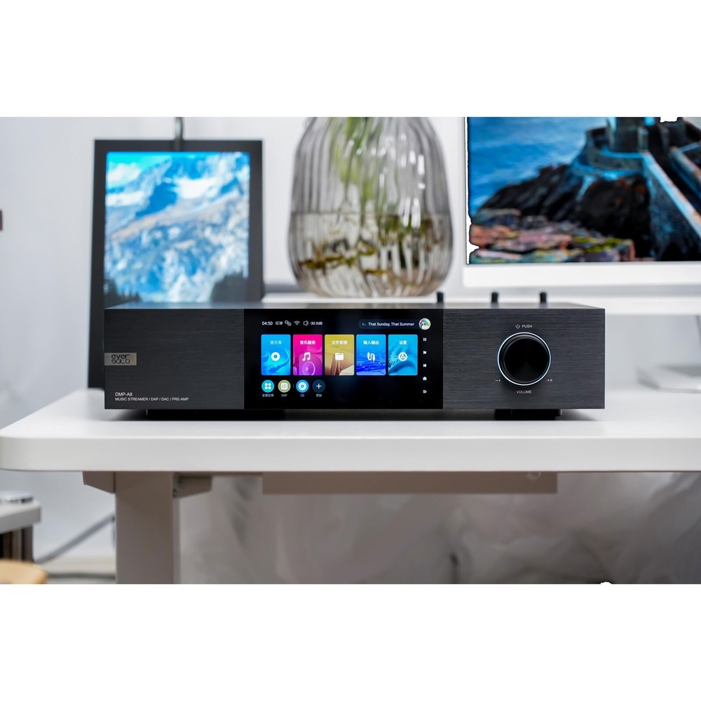 EverSolo DMP-A8 Network Streamer DAC & Preamplifier Black