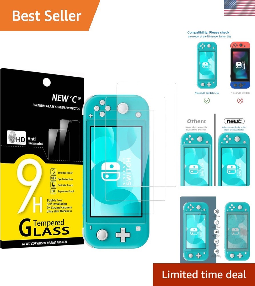 Brand New Nintendo Switch Lite Screen Protector 3 Pack