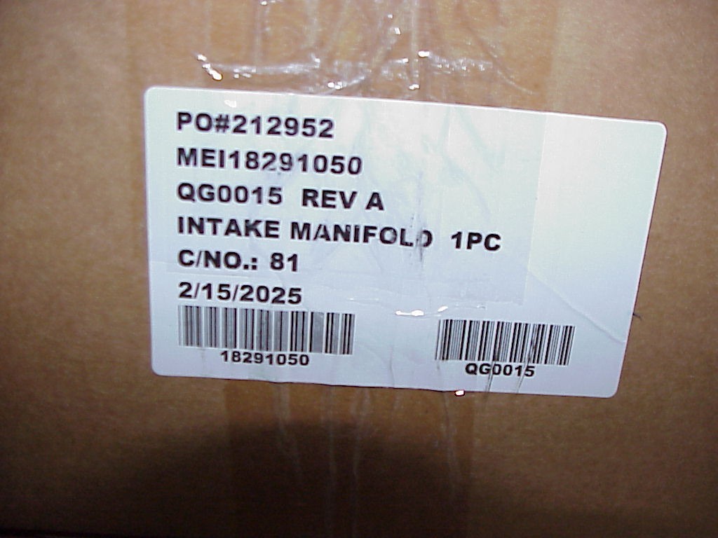 New BluePrint Dual lane Vortec Intake Manifold SB Chevy Black Anodized BRAND NEW