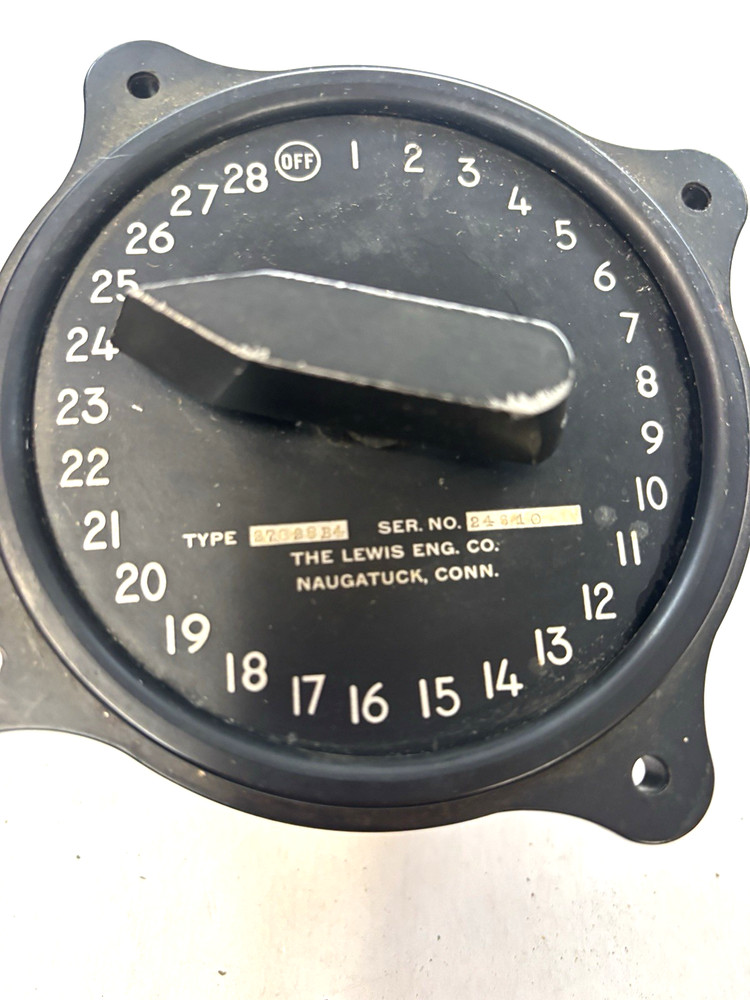 The Lewis Engineering Co. 27S28B4 - 28 Point Temp. Selector Switch 4" Face