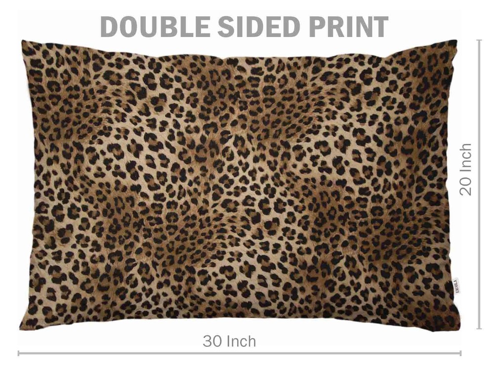 Throw Pillow Cover Leopard Print Pattern Safari Wild Animal Theme Pattern Leo...