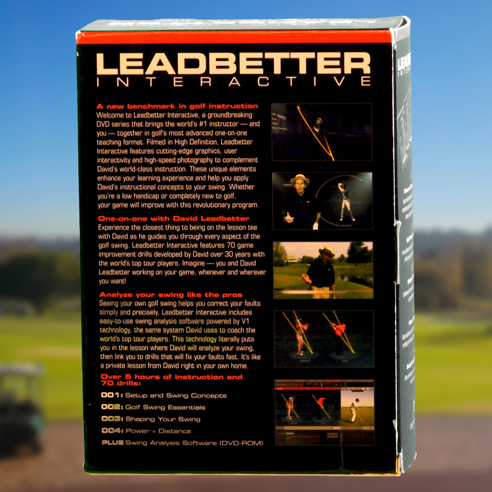 Leadbetter Interactive: The Modern Golf Swing 5-Disc DVD Set + Swing Analysis