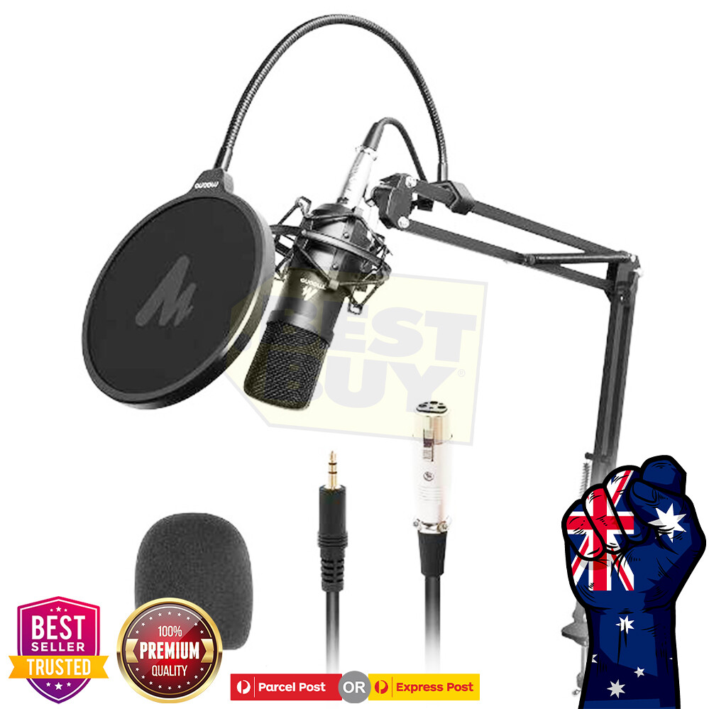 Live Streaming Microphone condensor Set for Recording Hosting AU