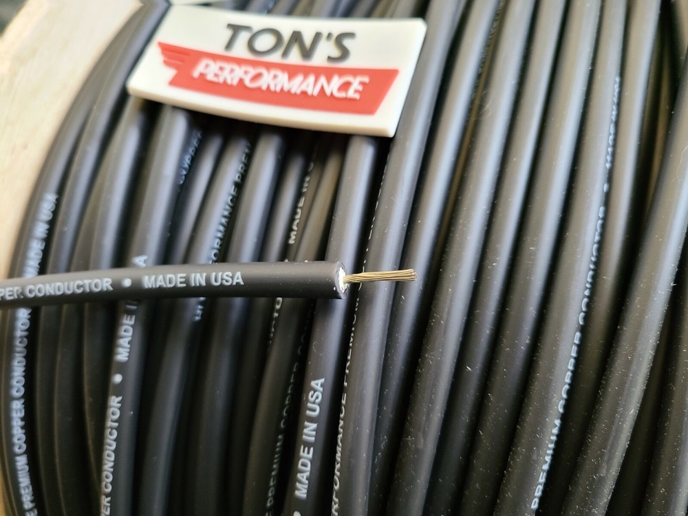 7mm solid copper core spark plug ignition wire sold by the foot