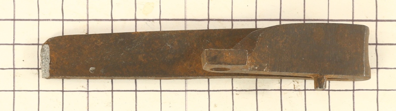 musket lock mainspring, broken 093