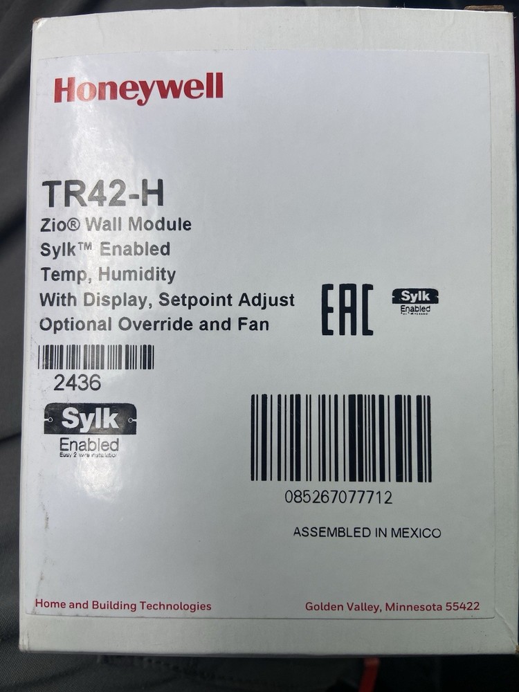 Honeywell TR42-H Wall Module