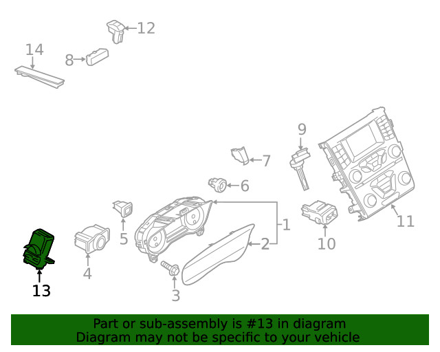 Genuine Ford Module LS7Z-14F642-E