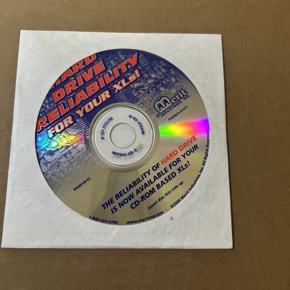 Cd XL Convert To Hard Drive Cd Utility Disk MERIT MEGATOUCH
