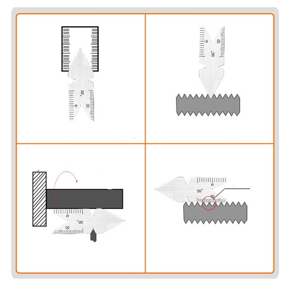 Angle Measurement Center Gauge Easy Maintenance Multiple Angle Options