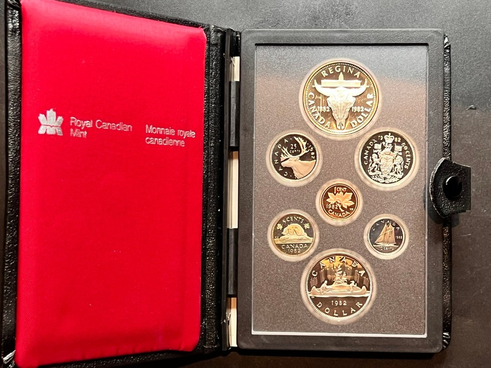 1982 Canada Double Dollar Proof Set - Regina's Centennial