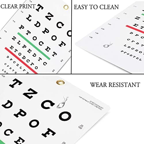 Snellen Eye Chart for Vision Test Wall Chart Display