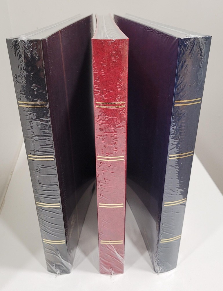 Prinz Stock Book 32 White Pages  9" x 12" Glassine Strip/Int. SELECT COVER COLOR