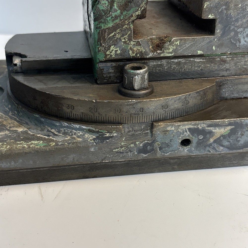 Vintage Precision Compound Slide Table Milling Drill Press Fixture