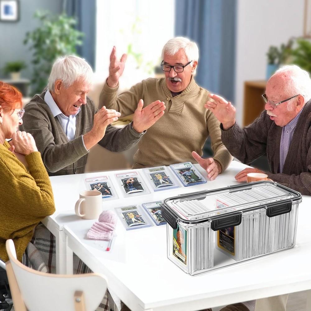 Graded Card Storage Box Holder Case Fits PSA BGS SGC Slab Stackable 1 Pack