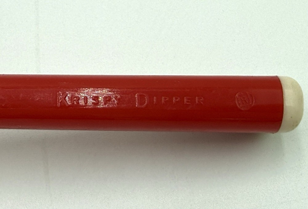 Krispy Dipper Red Plastic Ice Cream Scoop