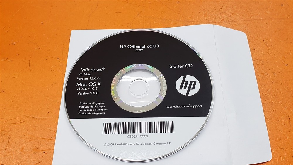 ⭐️⭐️⭐️⭐️⭐️ HP Officejet 6500 Starter CD E709 Windows & Mac