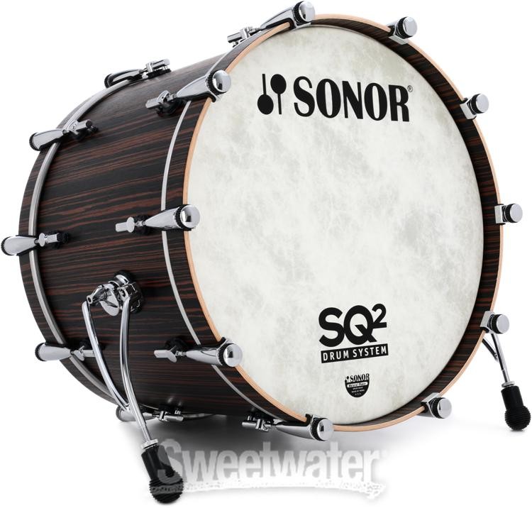 Sonor SQ2 3-piece Shell Pack - Ebony Semi-Gloss