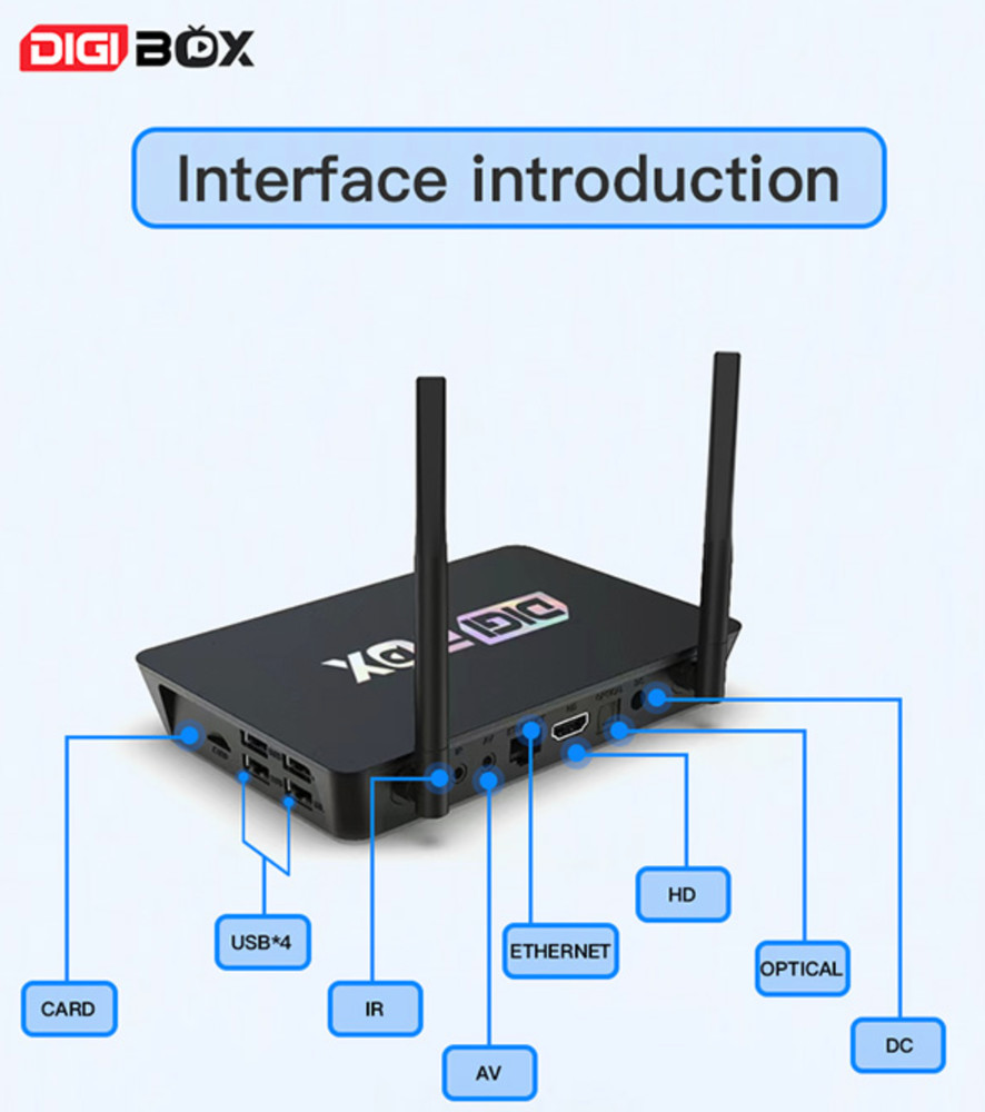 DIGIBox D3 Plus CAT VOD TV Box