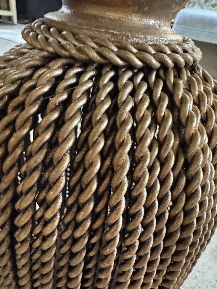 Kay Marble Tassel Table