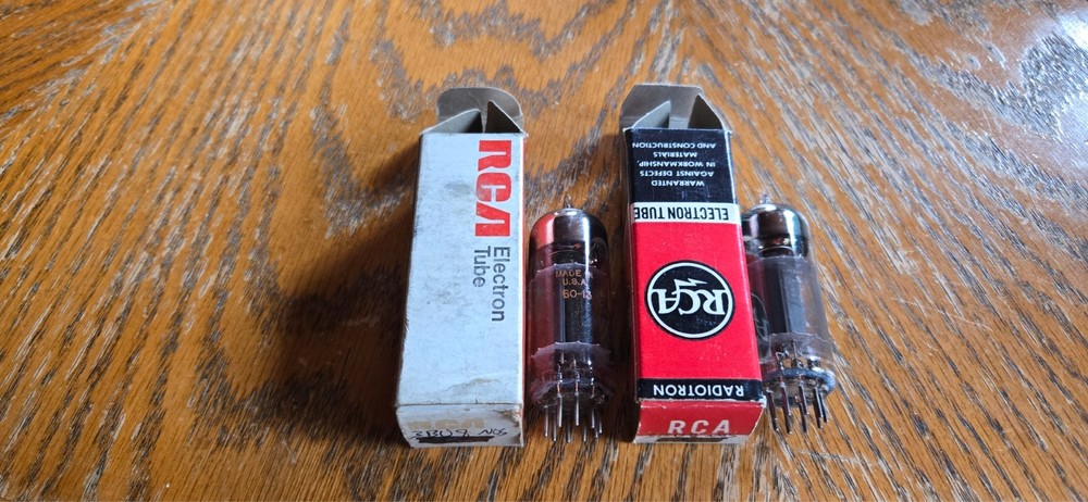 (2) RCA NOS 3BU8 3GS8 Vacuum Tubes Tested