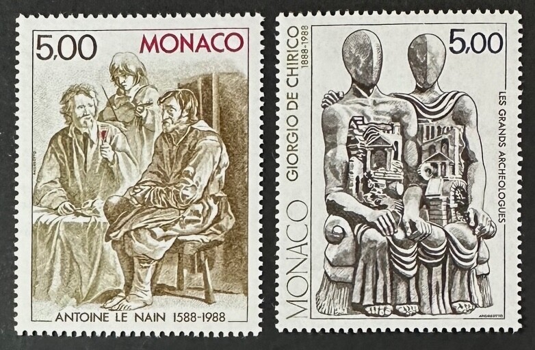 MONACO 1646 - 1647  Beautiful Mint NEVER Hinged Set