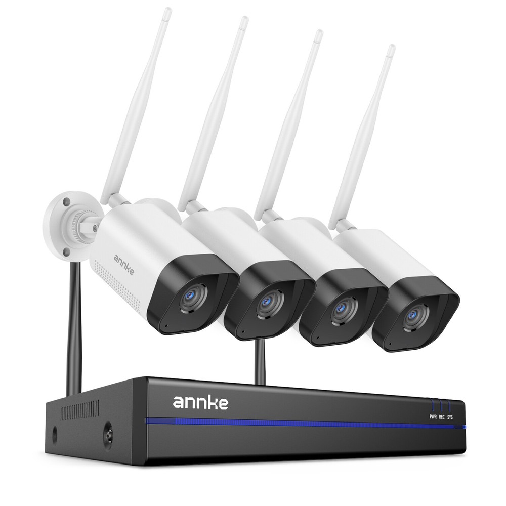 ANNKE 16CH NVR 4K Wireless Security Camera System Two Way Audio Human Detection