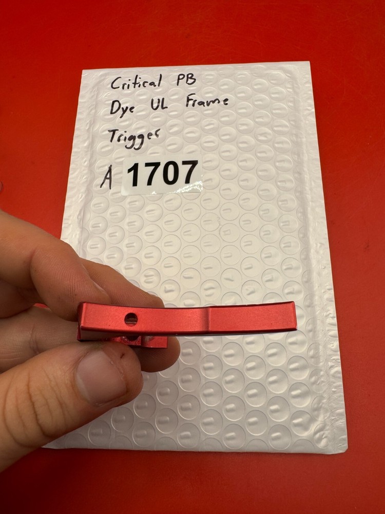 Critical PB Dye UL Frame Trigger