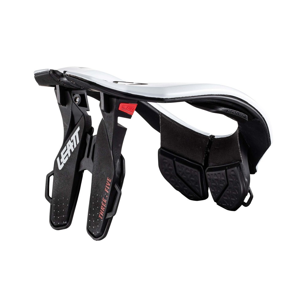 LEATT 3.5 Motorcycle Neck Protector White Black CE Certified