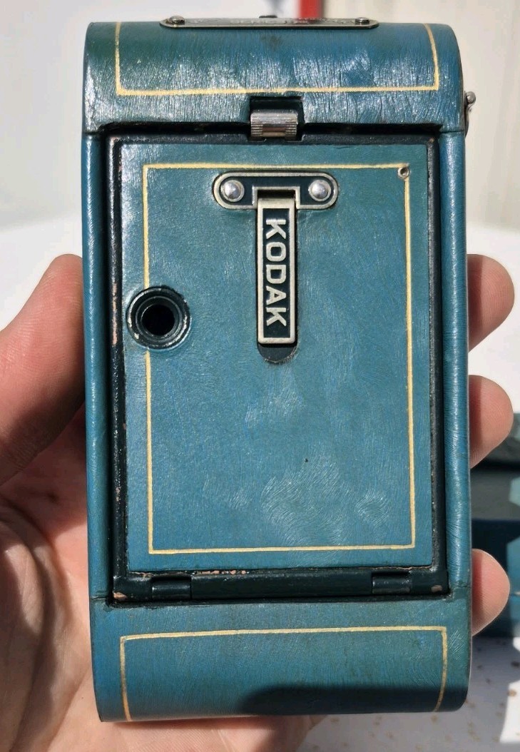 Kodak Eastman Blue Vest Pocket III Folding Bellows Camera