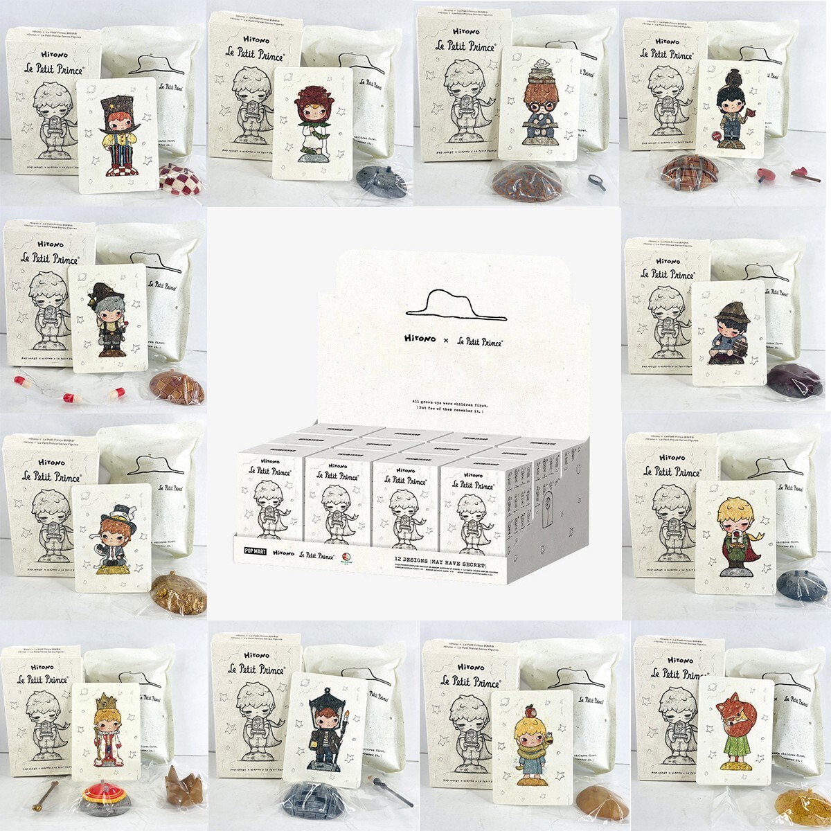 POP MART Hirono × Le Petit Prince Series Confirmed Figure Sealed Bag in Open Box