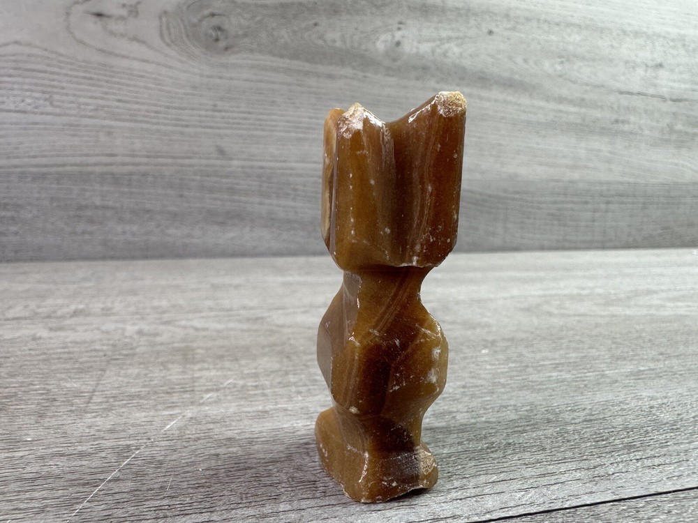 Brown Marble / Onyx Stone Replacement Rook Chess Piece