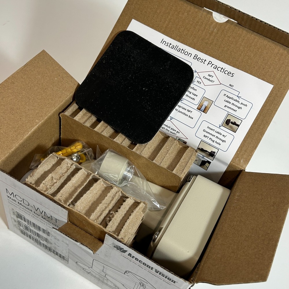 Arecont Vision MicroDome Wall mount Surface Mount IP Cameras MCD-WMT (E70)