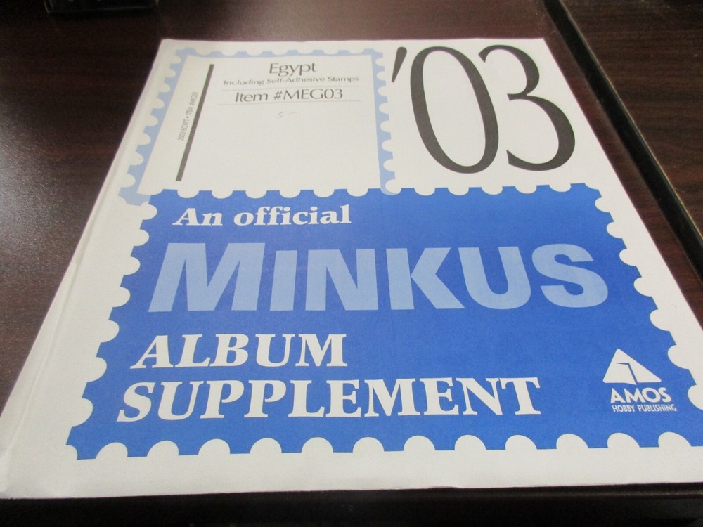 "MINKUS"  ALBUM SUPPLEMENT EGYPT #MEG03  W/FREE SHIPPING!!!