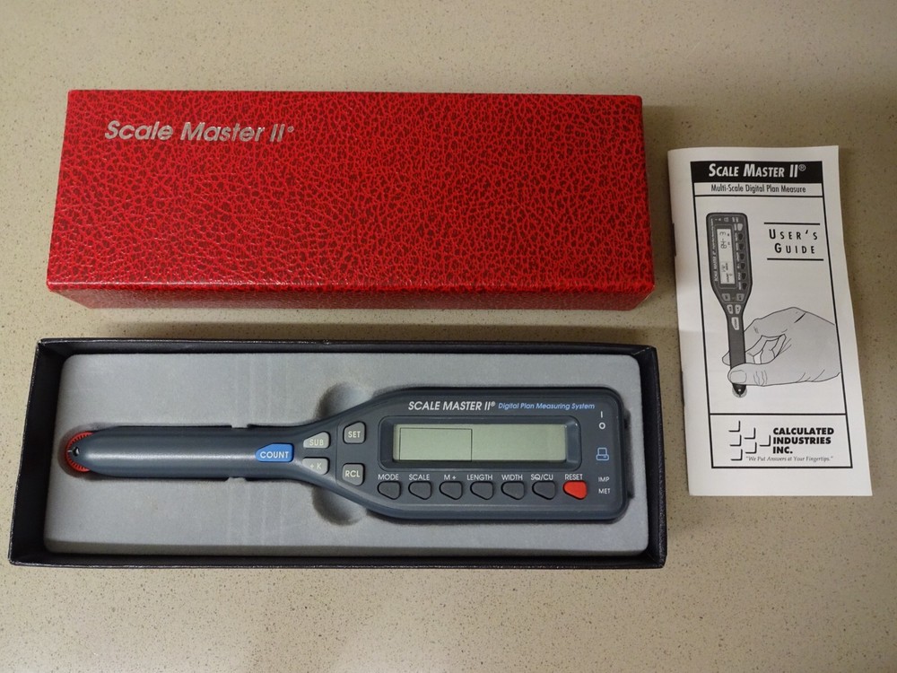 Calculated Industries Scale Master Classic Rolling Calculator - 6020