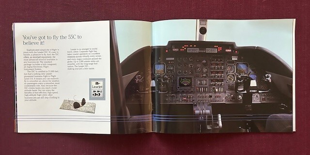 Learjet 55C 1988 Brochure