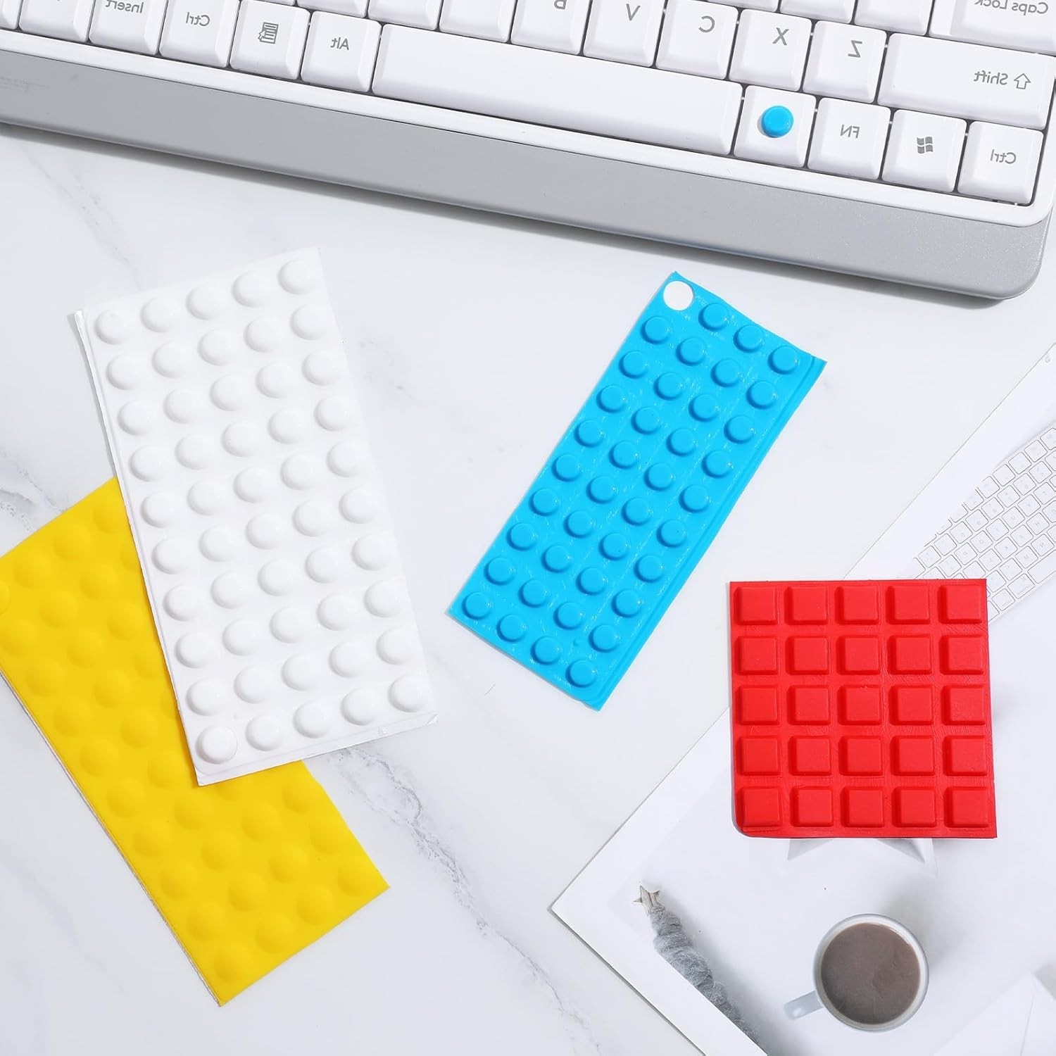 194pcs Bump Dots for Visually Impaired, Silicone Braille Stickers Low Vision ...